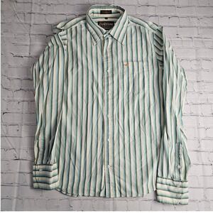 Hollister Large Custom Casuals‎ Mens Long Sleeve Button Down Shirt Striped